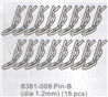 DHK Optimus Pin-B(Dia 1.2mm)-16pcs Parts-8381-009