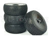 DHK Optimus Tire complete,Include tire lether and wheel hub(Black rims)-(4pcs) Parts-8383-001-01