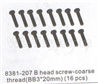DHK Zombie 8384 B head Screw-Coarse thread(BB 3x20mm)-16pcs Parts-8381-207