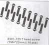 DHK Zombie 8384 T head Screw(TM4x22mm)-16pcs Parts-8381-725
