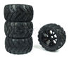 DHK Zombie 8384 Tyre complete(4 set)-17mm Combiner Parts-8384-001-01