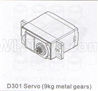 DHK Zombie 8384 D301 Servo(9KG Metal gears) Parts