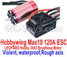 DHK Crosse Brushless motor and ESC Parts--Hobbywing Max 10 120A ESC and LEOPARD Hobby 3663 Brushless Motor(Violent,waterproof,Rough axis) Parts