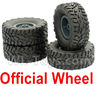 Fayee FY001 Parts-01 Official Whole wheel unit(4 set)-Blue,FAYEE FY001 RC Car Parts,FY001 RC Military Truck Spare parts Accessories,M35-A2 1:16 4WD High Speed Buggy Parts