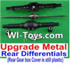 FeiYue FY-01 Spare Parts-03-02 Upgrade Metal Rear Differentials Assembly and Official Plastic Rear gear box cover,FeiYue FY-01 RC Car Parts,FY01 FY-01 RC Truck Spare parts Accessories,1:12 4WD High Speed Buggy Parts