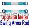 FeiYue FY-01 Spare Parts-21-10 F12028 Upgrade Metal Swing Arms Rod(2pcs),FeiYue FY-01 RC Car Parts,FY01 FY-01 RC Truck Spare parts Accessories,1:12 4WD High Speed Buggy Parts