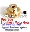 FeiYue FY-01 Spare Parts-25-08 Upgrade Motor gear(Can only be used for Upgrade Brushless set,We will according the car you buy to sent you the right version size),FeiYue FY-01 RC Car Parts,FY01 FY-01 RC Truck Spare parts Accessories,1:12 4WD High Speed Bu