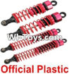 FeiYue FY-01 Spare Parts-31-01 FY-BZ01 FYBZ02 Official Front and Rear Shock Absorber(4pcs),FeiYue FY-01 RC Car Parts,FY01 FY-01 RC Truck Spare parts Accessories,1:12 4WD High Speed Buggy Parts