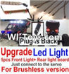FeiYue FY-01 Spare Parts-42-06 Upgrade Front and Rear light assembly-Can only be used for Upgrade Brushless version,Plug is Black,FeiYue FY-01 RC Car Parts,FY01 FY-01 RC Truck Spare parts Accessories,1:12 4WD High Speed Buggy Parts