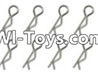 FeiYue FY-01 Spare Parts-62 W12019 R-shape pin(8pcs)-1.2mm,FeiYue FY-01 RC Car Parts,FY01 FY-01 RC Truck Spare parts Accessories,1:12 4WD High Speed Buggy Parts