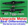 FeiYue FY-02 Spare Parts-03-02 Upgrade Metal Rear Differentials Assembly and Official Plastic Rear gear box cover,FeiYue FY-02 RC Car Parts,FY02 FY-02 RC Truck Spare parts Accessories,1:12 4WD High Speed Buggy Parts