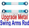 FeiYue FY-02 Spare Parts-21-10 F12028 Upgrade Metal Swing Arms Rod(2pcs),FeiYue FY-02 RC Car Parts,FY02 FY-02 RC Truck Spare parts Accessories,1:12 4WD High Speed Buggy Parts