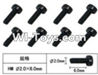 FeiYue FY-02 Spare Parts-60-19 W12061 Inner Hexagon Cup head machine screws(8pcs)-2.0X6mm,FeiYue FY-02 RC Car Parts,FY02 FY-02 RC Truck Spare parts Accessories,1:12 4WD High Speed Buggy Parts