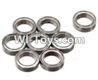 FeiYue FY-02 Spare Parts-61-02 W12046 Ball bearing(8pcs)-12X8X3.5mm,FeiYue FY-02 RC Car Parts,FY02 FY-02 RC Truck Spare parts Accessories,1:12 4WD High Speed Buggy Parts