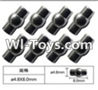 FeiYue FY-02 Spare Parts-63-04 W12054 Ball head sleeve(8pcs)-4.8X8mm,FeiYue FY-02 RC Car Parts,FY02 FY-02 RC Truck Spare parts Accessories,1:12 4WD High Speed Buggy Parts