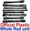 FeiYue FY03 FY-03 Rod unit(Total 8pcs)-(Include the 21-03 21-05 21-06 21-09 Rod) Parts-