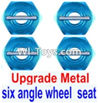 FeiYue FY03 FY-03 Upgrade Metal Combination device, six angle wheel seat(4pcs) Parts-