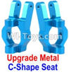 FeiYue FY-04 Spare Parts-09-02 Upgrade Metal C-Shape Seat(2pcs)-Blue,FeiYue FY-04 RC Car Parts,FY04 FY-04 RC Motorcycle Truck Spare parts Accessories,1:12 4WD High Speed Buggy Parts