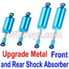 FeiYue FY-04 Spare Parts-32-01 Upgrade Metal Front and Rear Shock Absorber(Total 4pcs),FeiYue FY-04 RC Car Parts,FY04 FY-04 RC Motorcycle Truck Spare parts Accessories,1:12 4WD High Speed Buggy Parts