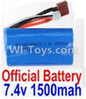 FeiYue FY-04 Spare Parts-35-01 FY-7415 Official 7.4V 1500MAH Battery,FeiYue FY-04 RC Car Parts,FY04 FY-04 RC Motorcycle Truck Spare parts Accessories,1:12 4WD High Speed Buggy Parts