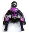 FeiYue FY-04 Spare Parts-64-01 FY-CS01 Motorcycle driver doll-Purple,FeiYue FY-04 RC Car Parts,FY04 FY-04 RC Motorcycle Truck Spare parts Accessories,1:12 4WD High Speed Buggy Parts