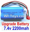 FeiYue FY-05 FY05 Parts-Upgrade 7.4V 2200MAH Battery With T-Shape Plug(1pcs)-Size-65X38X18mm,FeiYue FY-05 RC Car Truck Spare parts Accessories.