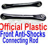 FeiYue FY-11 Spare Parts-17-01 F12025 Official Plastic Front Anti-Shocks Rod(2pcs),FY11 FY-11 RC Racing Car Truck Spare parts Accessories,1:12 4WD High Speed RC Buggy Parts