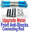 FeiYue FY-11 Spare Parts-17-02 F12025 Upgrade Metal Front Anti-Shocks Rod(2pcs),FY11 FY-11 RC Racing Car Truck Spare parts Accessories,1:12 4WD High Speed RC Buggy Parts