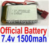 FeiYue FY-11 Spare Parts-45-01 FY-7415 Official 7.4V 1500MAH Battery,FY11 FY-11 RC Racing Car Truck Spare parts Accessories,1:12 4WD High Speed RC Buggy Parts