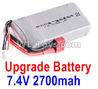 FeiYue FY-11 Spare Parts-45-04 Upgrade 7.4V 2700mah Battery(1pcs)-Size-80X40X16MM-Weight-115.4g,FY11 FY-11 RC Racing Car Truck Spare parts Accessories,1:12 4WD High Speed RC Buggy Parts