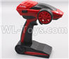 HB 1:14 RC Car Spare Parts-12-02 Transmitter,Remote control(Red),HB Toys 666-1501 1502 1503 1504 RC Truck Car Spare Parts Accessories,HB Toys 1:14 Replacement Spare Parts