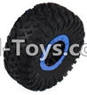HB P1001 Car Parts-06-02 Whole wheel unit(1 set)-Blue,HB P1001 RC 4WD Rock Crawler Spare parts Accessories,HB 1:10 4WD High Speed Buggy Parts