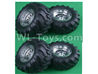 HG P407 ASS-13 Whole wheel assembly(Include the tire lether and Wheel hub)-4 Set