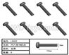 HG P407 LS002 Inner Hexagonal TM screws-Φ3x10mm(8pcs)