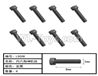 HG P407 LS008 Inner Hexagonal HM screws-Φ2x8mm(8pcs)