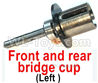 HG P408 Front and rear bridge cup(For the Left)-4ASS-PA009-1