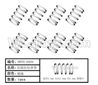 HG P408 Anti-collision anti-loose spring-8pcs-HMTH-0009