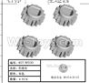 HG P408 Differential Gear-4pcs-407-W030