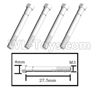 HG P408 Shock absorber main rod-4pcs-HGHMWJ-035
