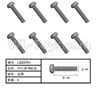HG P408 Inner-Hexagonal TM machine screw-8pcs-Φ3x5mm-LSZ0701