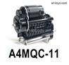 HG P410 Parts A4MQC-11 gearbox assembly,Transmission Assembly Gear Case for 1/10 HengGuan P410 Raptor Pickup RC Car Vehicles Model.