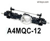 HG P410 Parts A4MQC-12 Front rear Bridge Axle Assembly for 1/10 HengGuan P410 Raptor Pickup RC Car Vehicles Model.