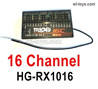 HG P410 Parts YK002-1 16 Channel Receiver Board for 1/10 HengGuan P410 Raptor Pickup RC Car Vehicles Model.It can only be used for the 16 channel Transmitter.