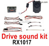 HG P410 Parts HG-RX1017 Drive sound kit for 1/10 HengGuan P410 Raptor Pickup RC Car Vehicles Model.