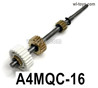 HG P410 Parts A4MQC-16 Main drive shaft unit,Main transmission Assembly for 1/10 HengGuan P410 Raptor Pickup RC Car Vehicles Model.
