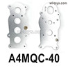 HG P410 Parts A4MQC-40 Gear box cover A/B,Gear box Case A/B for 1/10 HengGuan P410 Raptor Pickup RC Car Vehicles Model.