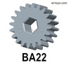 HG P410 Parts BA22 Transmission tooth A-2,M=0.8 Z=30 for 1/10 HengGuan P410 Raptor Pickup RC Car Vehicles Model.