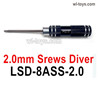 HG P410 Parts LSD-8ASS-2.0 Hex screwdriver 2.0mm for 1/10 HengGuan P410 Raptor Pickup RC Car Vehicles Model.