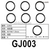 HG P410 Parts GJ003 Silicone ring B Φ3xΦ6x1.9mm for 1/10 HengGuan P410 Raptor Pickup RC Car Vehicles Model.Total 6pcs.
