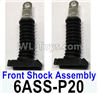 HG P602 Front Shock Assembly-2pcs-6ASS-P20